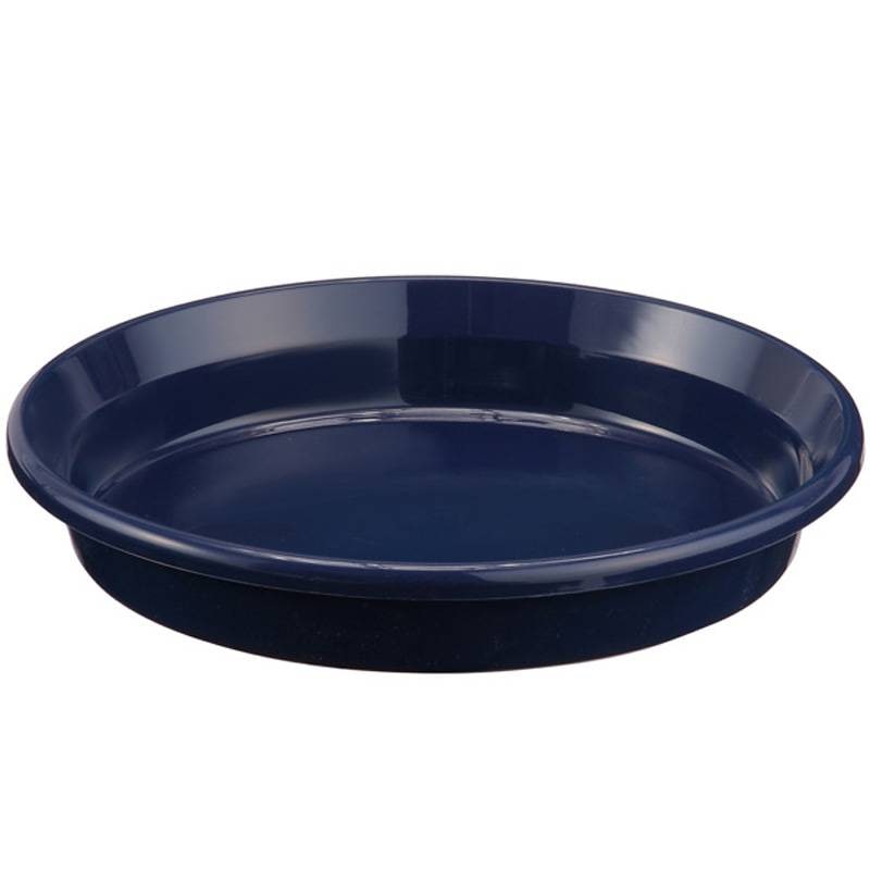 40個 鉢皿F型12号 ブルー 360×53mm ポット 鉢 受皿 花 植物 おしゃれ アップルウェアー タS 個人宅配送不可 D