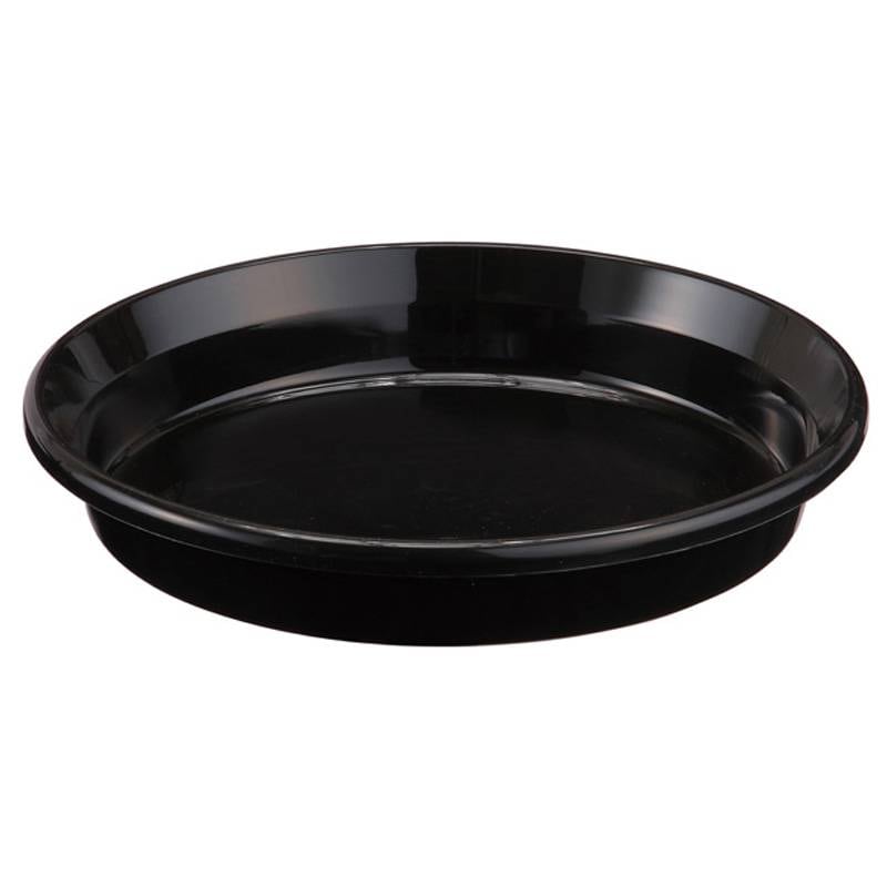 40個 鉢皿F型12号 ブラック 360×53mm ポット 鉢 受皿 花 植物 おしゃれ アップルウェアー タS 個人宅配送不可 D