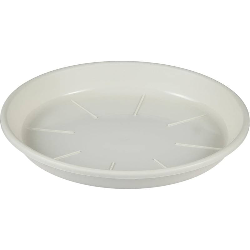 320個 シンプルプレート 4号 ホワイト 120×12mm 丸型 ポット プレート 鉢 受皿 花 植物 シンプル アップルウェアー タS 個人宅配送不可 D