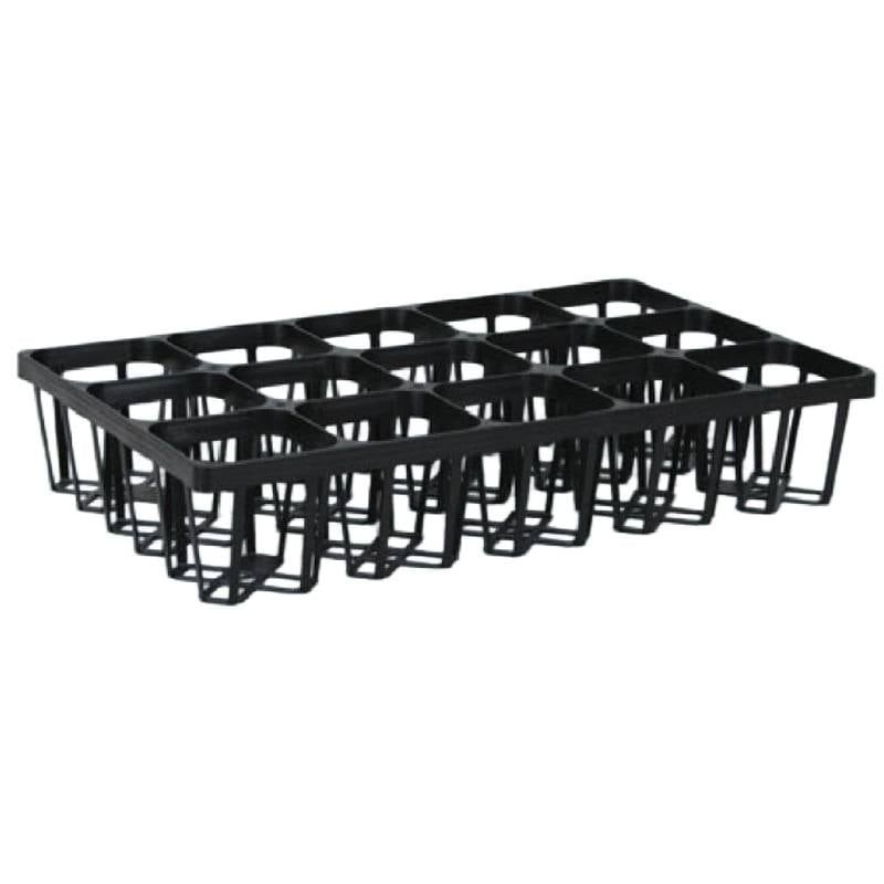 30個 システムトレー 120CS 黒 15穴 W53×D32×H9.7cm CSPポット120 ロングプラ120 ノーマルポット対応 日本ポリ鉢販売 タS 個人宅配送不可 D