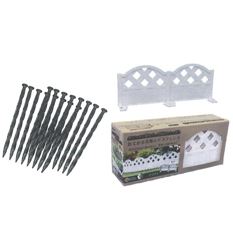 おてがる花壇のデコフェンス ホワイト H15×W39cm 土漏れ防止 オシャレ 植物 花 園芸 ガーデニング カーメン君 DAIM コラボ商品 第一ビニール 金T D