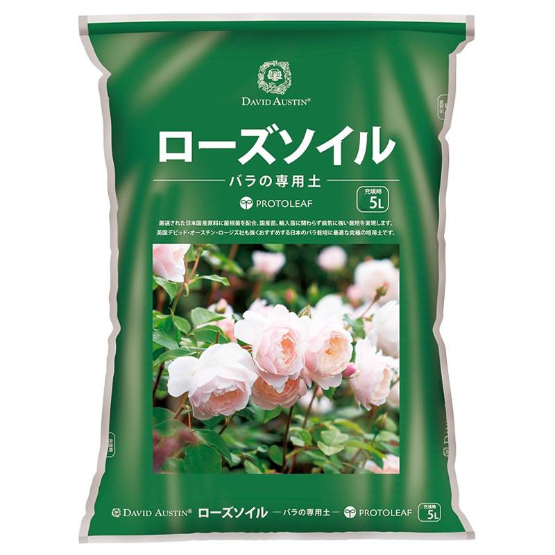 5袋 ローズソイル 10L 国産原材料 菌根菌 有用微生物配合 ガーデニング プロトリーフ PROTOLEAF カ園 代引不可 個人宅配送不可