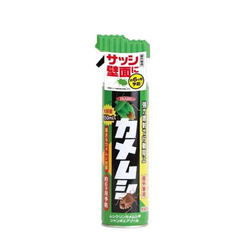 ムシクリン カメムシ用 ジャンボエアゾール 550ml イカリ消毒 屋外専用 駆除 スプレー 侵入防止 カメムシ クモ  かめむし 害虫駆除剤 福K D