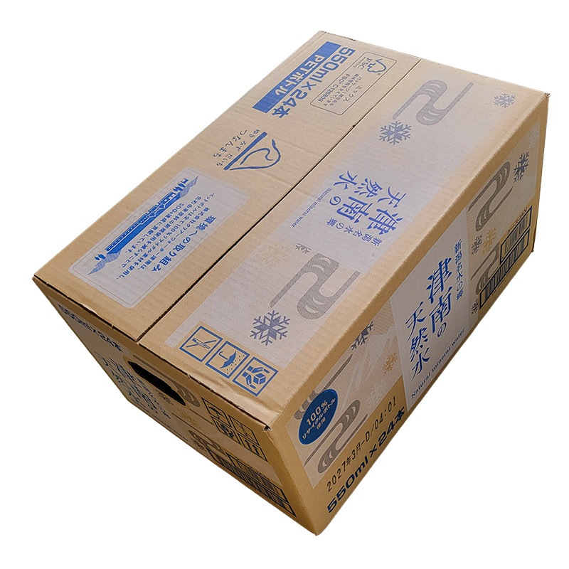 プラスワイズ本店｜津南の天然水 550ml 24本 新潟名水の郷 ナチュラル