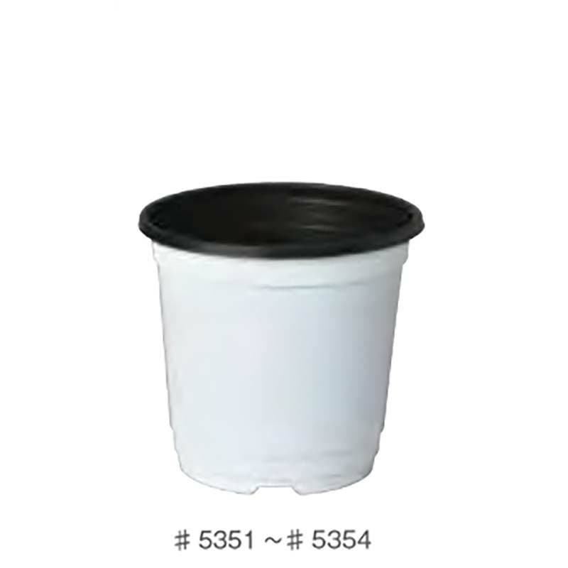 アウトレット 10個 #5351 BNポット 90 白 上径90mm 底径65mm 高さ84mm 園芸 プラスチックポット 鉢 明和 Z