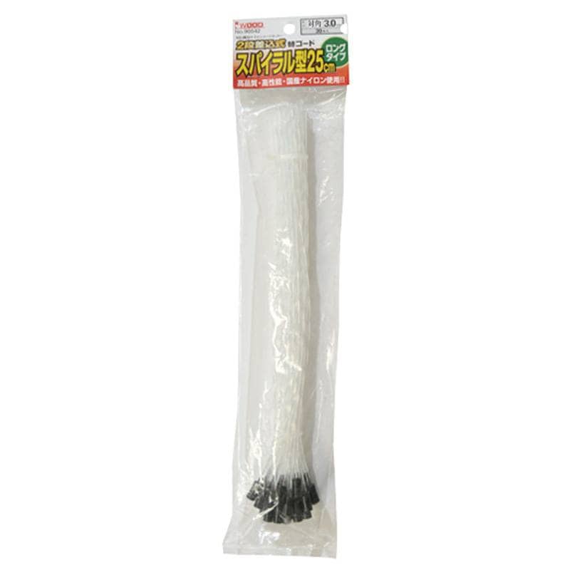 2段差込式 替コード 90542 コード30本入 ナイロンコードカッター 長さ25cm 高性能 高品質 国産 刈刃機用 際刈 樹木回り 雑草 小山金属工業所 アイウッド H