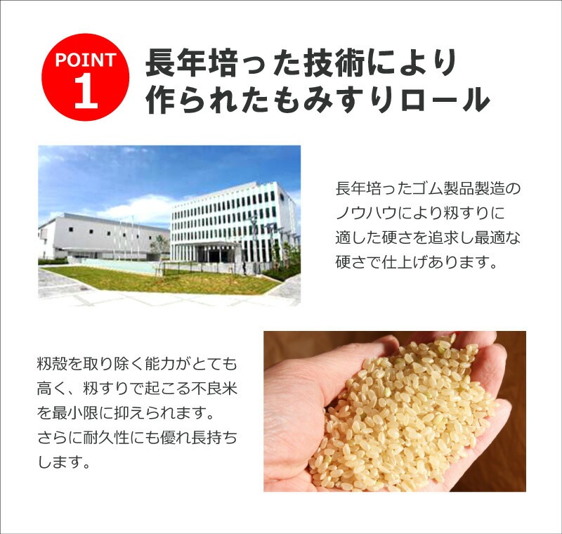 もみすりロール 統合 100型 籾摺り機用 ゴムロール 井関 佐竹 ヤンマー クボタ シノミヤ もみすり モミスリ 籾すり 籾摺りロール バンドー化学 シBD