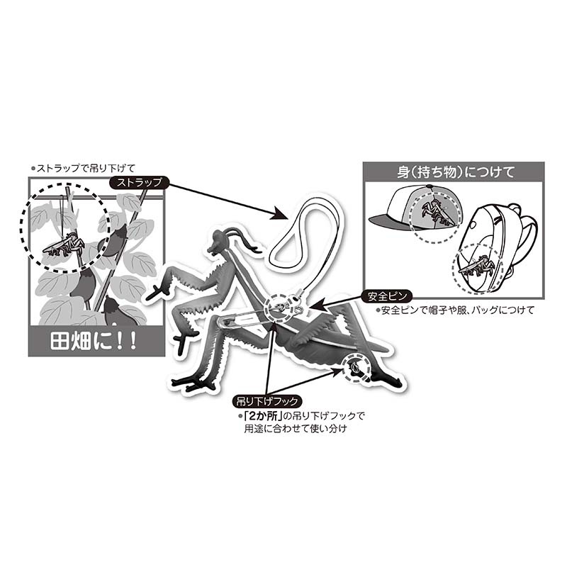 害虫対策 イヤ～な虫の天敵 カマキリ M-51 ミキロコス 防虫 害虫除け 天敵 高芝ギムネ製作所 三冨D