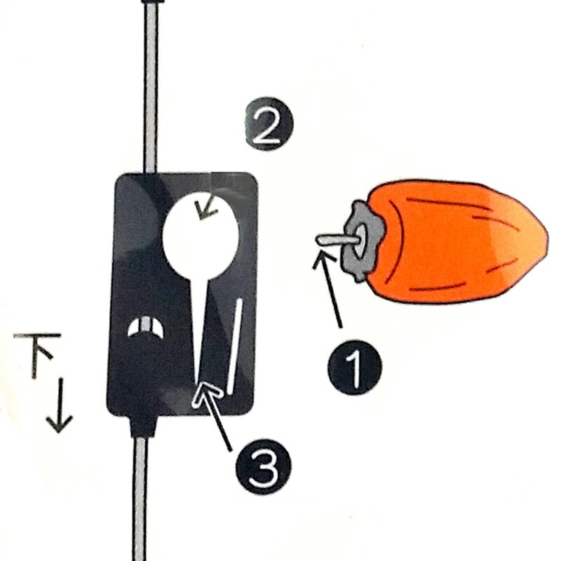 100個 柿つるしたんざく 干し柿 作りに 小林製袋産業 中G HZ