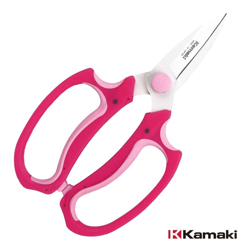 花鋏 ロング 刃先カバー付き No.656 全長 180mm 刃渡55mm 生花 盆栽 フラワーアレンジメント 鋏 はさみ ハサミ kamaki カマキ 三冨D