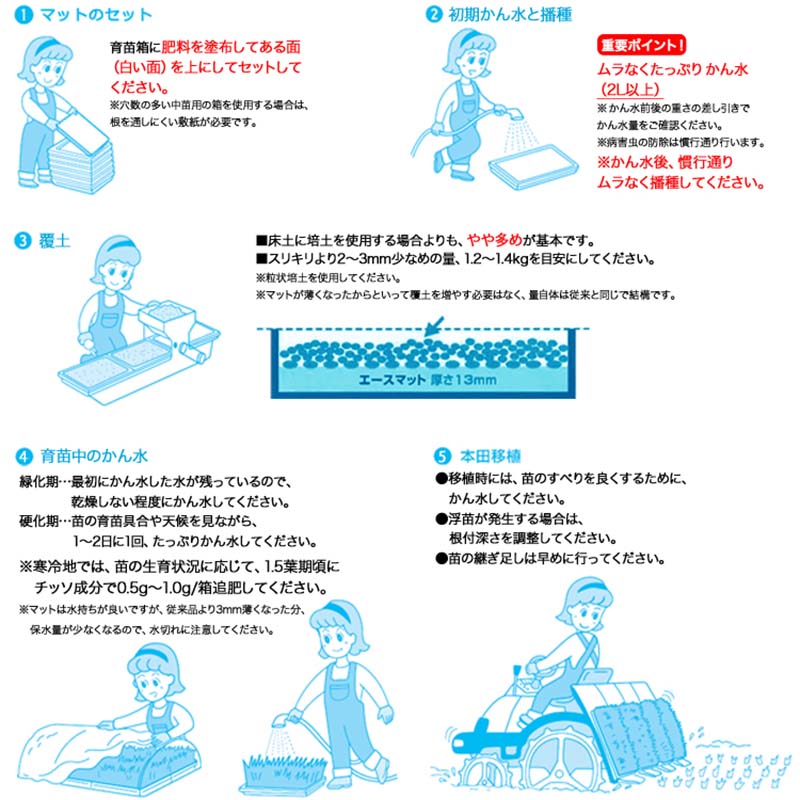 プラスワイズ本店｜チビッコ ロックウールマット 乳苗用 無肥料 30枚入