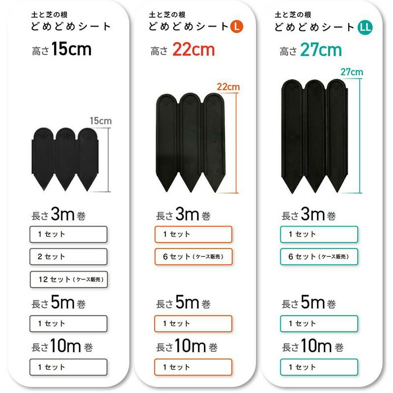 どめどめシートスタイル＋ ログ 高さ22cm×長さ2m 花壇の縁に 芝生の根止めに おしゃれ 園芸 DAIM 第一ビニール 金TD