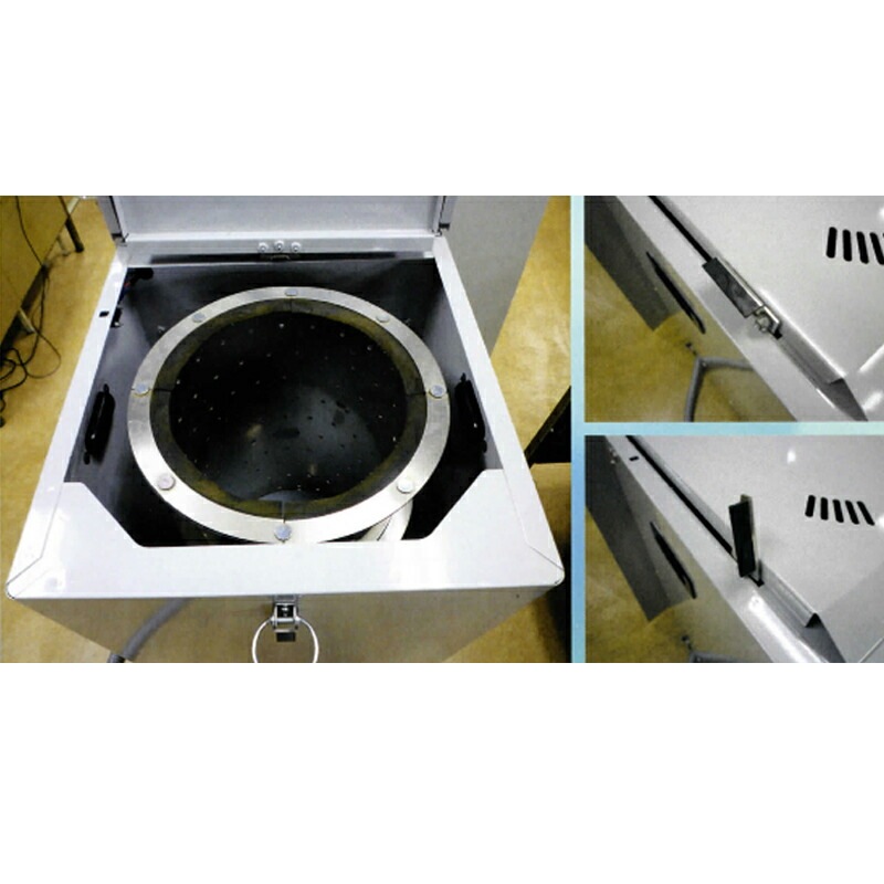 種籾脱水機 No.DS-J6 種籾 脱水機 消毒 家庭用電源 脱水 安全設計 ストッパー付 フリーキャスター付 最大投入量 催芽籾6kg 乾籾5kg 斉藤農機製作所 オK 代引不可