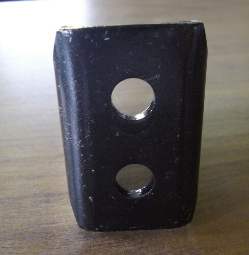 クボタ コンバイン用 ワラ切刃 両面刃 鋸目 2つ穴 ドラムカッター Kタイプ 両刃鋸目 黒 清製 HZ