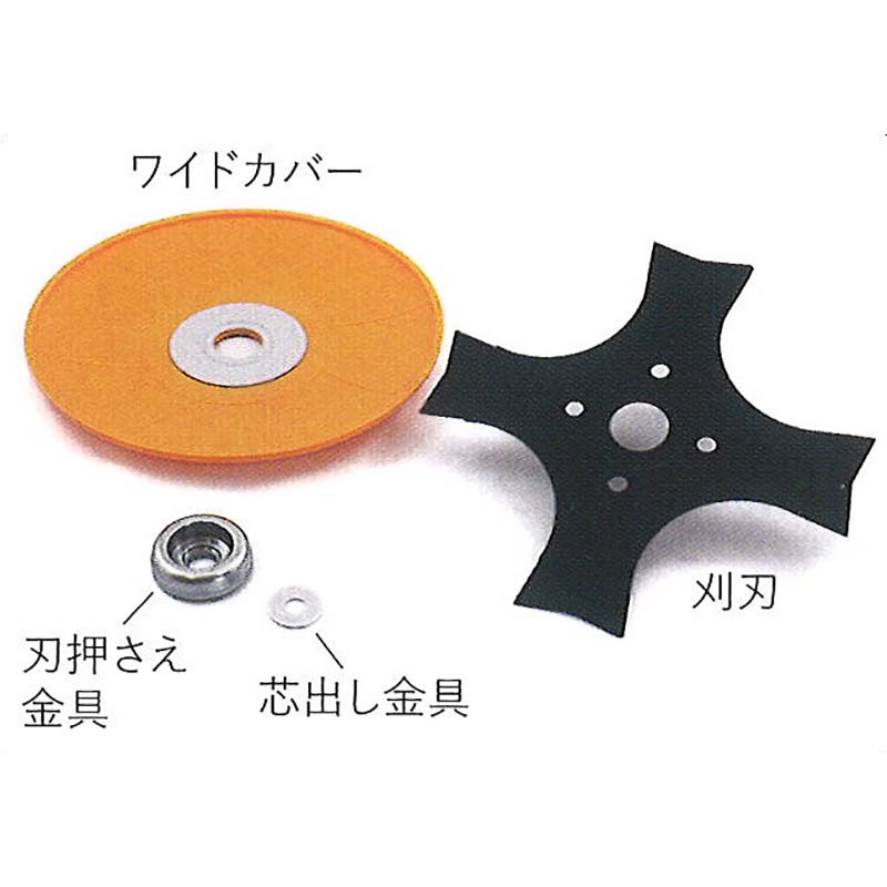 プロテクトカッター 0838 刈払い 電気柵 周辺除草 アタッチメント 三陽金属 三冨D