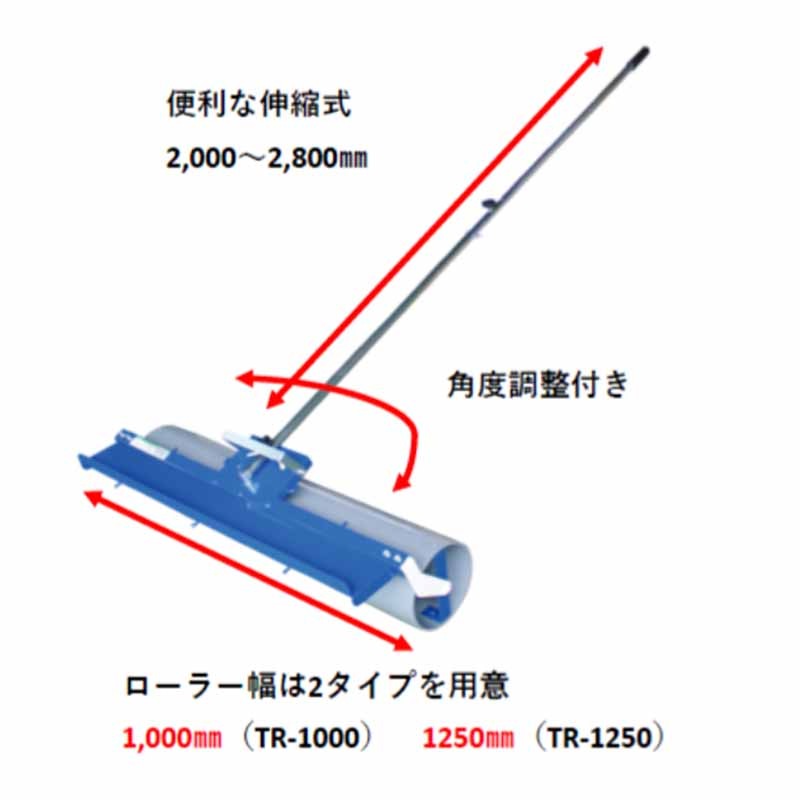 育苗転圧ローラー TR-1250 健苗 苗踏みローラー 水稲 の 密播 密苗 疎植 の 育苗 に ケーエス製販 代引不可