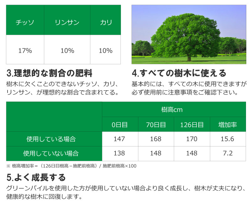 グリーンパイル ラージ 50本入 業務用 打込み肥料 肥料 栄養 養分 活力剤 樹木 庭木 植木 果樹 園芸 ガーデニング 人気 おすすめ ジェイカムアグリ タS DZ