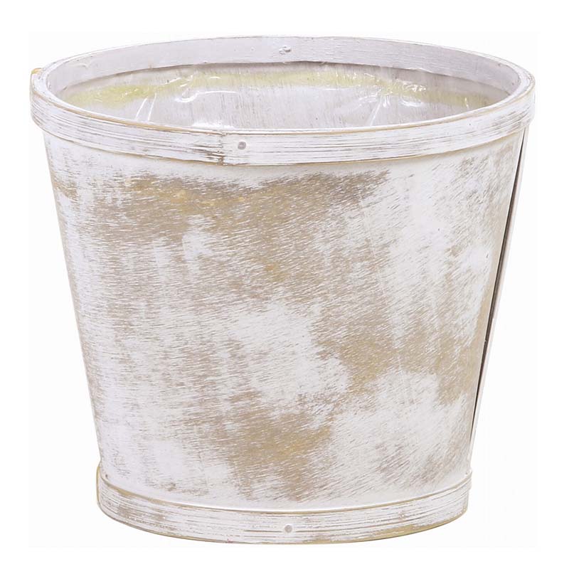 アンティークウッディ ダ鉢 4号 745-40DW 直径15×12.5cm フラワーベース かご カゴ 籠 バスケット 花器 花材 松K 代引不可