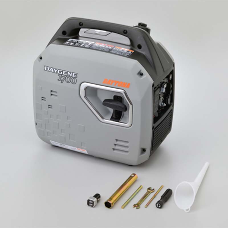 デイジェネ1700 デイトナ 1700VA 静音型 インバーター 発電機 55001 リコイルスターター式 DAYGENE1700 DAYTONA D