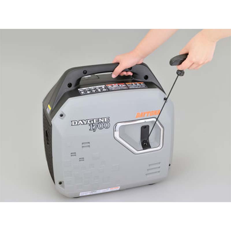 デイジェネ1700 デイトナ 1700VA 静音型 インバーター 発電機 55001 リコイルスターター式 DAYGENE1700 DAYTONA D