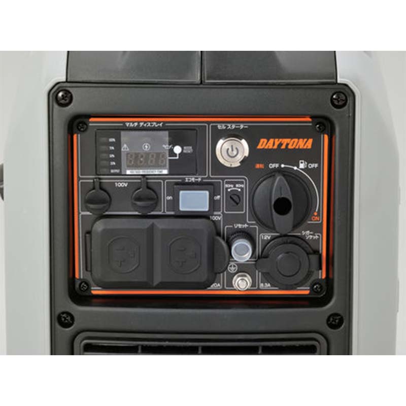 デイジェネ1900e デイトナ 1900VA 静音型 インバーター 発電機 55004 セル&リコイル式 DAYGENE1900e DAYTONA D