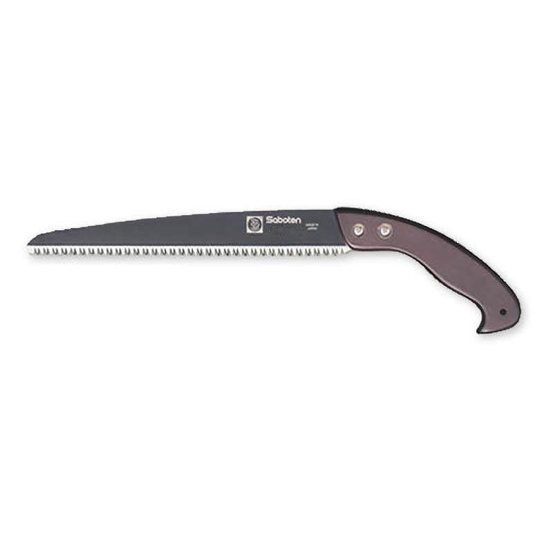 剪定鋸 フッ素コート 替刃式 240mm No.2341 ビニールシール入 木柄 鞘付き 剪定 鋸 のこぎり ノコギリ 園芸 ガーデニング サボテン カSD