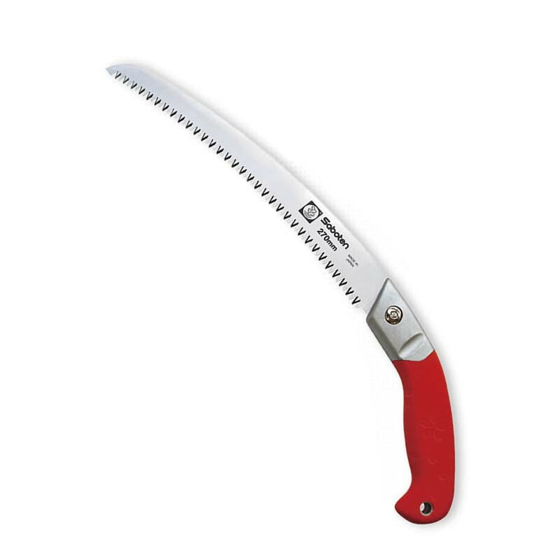 楽切カーブ鋸 鞘付き 270mm No.2470 剪定 カーブ 鋸 のこぎり ノコギリ 園芸 ガーデニング サボテン カSD
