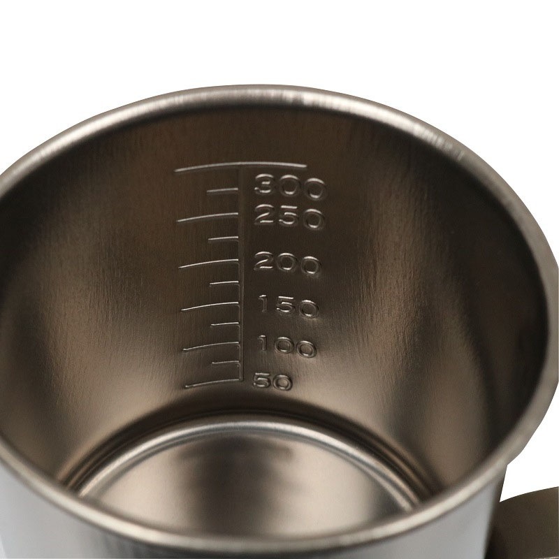 チタン 計量カップ ビーカー 口付 手付 TN-633H 300cc スギコ 軽量 耐食性 食品 薬品 計量 スギコ産業 代引不可