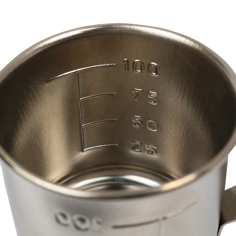 チタン 計量カップ ビーカー 口付 手付 TN-631H 100cc スギコ 軽量 耐食性 食品 薬品 計量 スギコ産業 代引不可