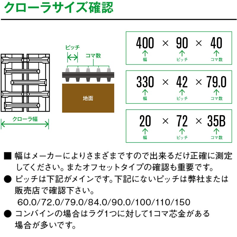 トラクタ ゴムクローラ フルクローラ ETH451156 2個 幅450mm×ピッチ110×コマ数56 東日興産 三菱 モロオカ ヤンマー 耐久 オK 個人宅配送不可 代引不可