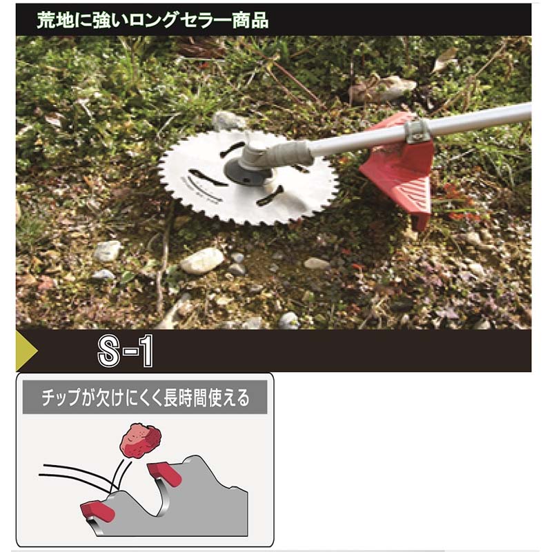 25枚 刈払機用 チップソー S-1 230mm×36P 0011 三陽金属 オK 代引不可