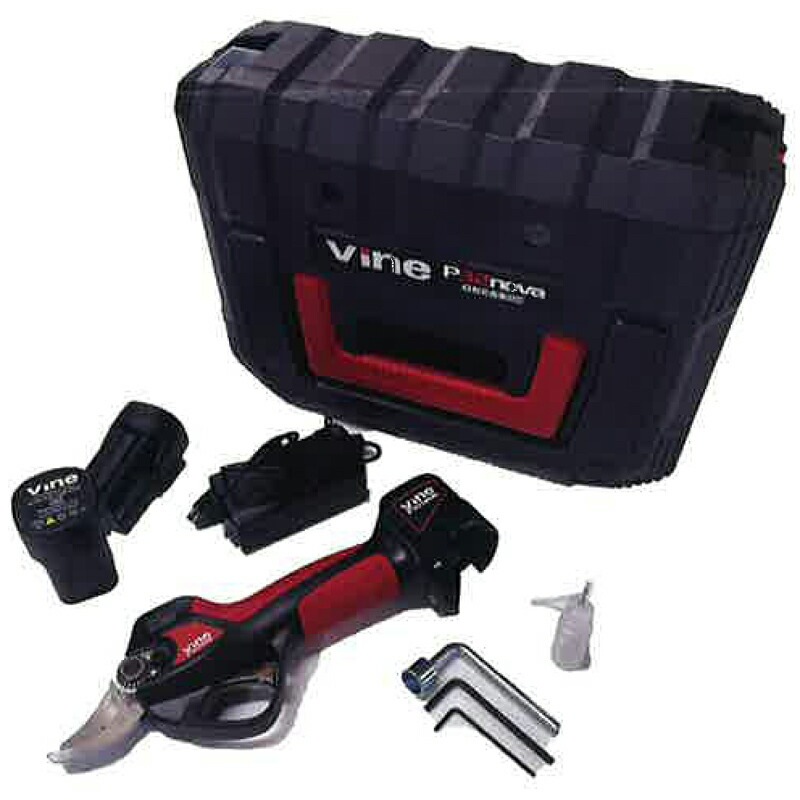 VINE バイン コードレス小型電動剪定はさみ P32 nova バッテリー2個付 軽い 安全 防水 枝切り 電動 充電 剪定ばさみ 鋏 バサミ ハサミ 和光商事 三冨 DZ