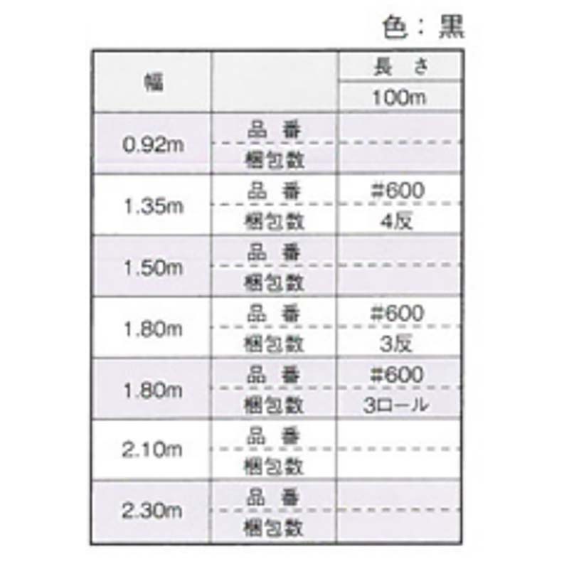 クレモナ寒冷紗 #600 幅1.8m 長さ100m 遮光率39% 3反入 黒 寒冷紗 東京戸張 遮光 防寒 農業 シート 東戸 代引不可
