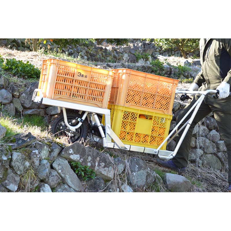 コンテナ用アルミ電動一輪車 AEC2-09 一輪車 電動化 キューボレックス CuboRex シB 北海道不可 代引不可