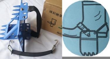 2個セット 草刈用すべり止めスパイク 土手楽 ZEM221 瑞針電機製作所 土手楽くん 傾斜地草刈 スベリ止め DZ