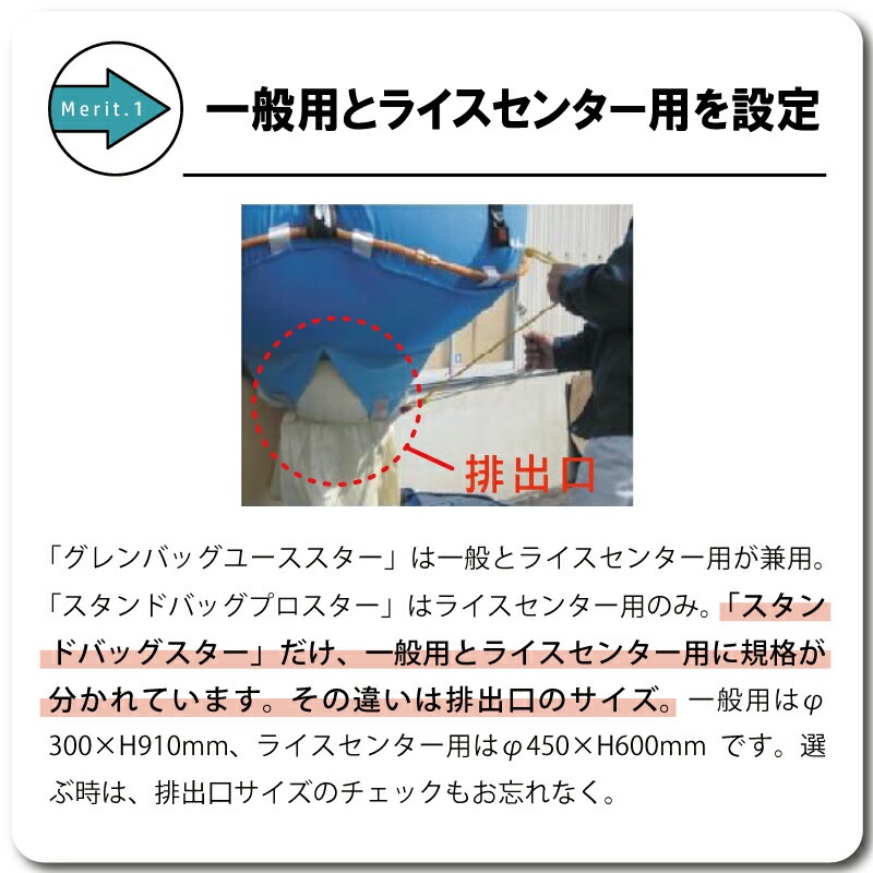2個 スタンドバッグスター 1700L 1t 一般乾燥機向け 自立式 メッシュ 通気性 米 稲刈り 収穫 出荷 運搬 収穫袋 おすすめ フレコンバッグ フレコン 田中産業 日BD