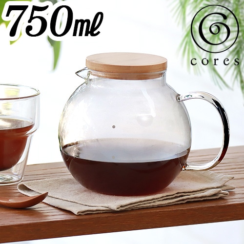 コレス クリアガラスサーバー 6カップ cores CLEAR GLASS SERVER C516