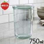 �ڸ���Ź�ۥ����å� ���饹����˥����� �ߥ� �⡼��ɥ������� WE-743/750ml WECK MINI MOLD SHAPE ���Ρܥե�