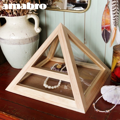 アマブロ ウッド テラリウム トライアングル Lサイズ amabro WOOD