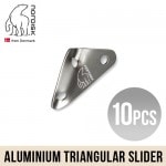 �Υ�ǥ����� ����ߥ˥��� ���饤���� 10�ĥ��å� Nordisk Aluminium Triangular Slider / 10pcs
