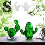 ޥ֥  饹 ʥȡS amabro Cactus Glass Ornament