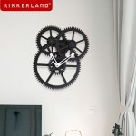 ���å������� �ȥ�ץ륮���������륯���å� KIKKERLAND TRIPLE GEAR WALL CLOCK