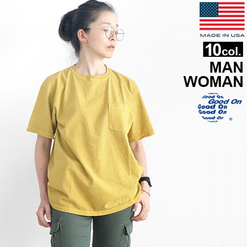 Good On CREW NECK POCKET T-SHIRTS GOST0903 å  롼ͥå T