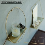 ԥ ֥饹 WEST VILLAGE TOKYO PIKE wall brass shalf