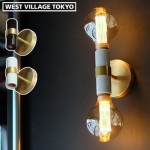 ���� 2�Х�� �����å� �֥饱�åȥ��� LYON 2bulb socket Bracket lamp �ŵ������