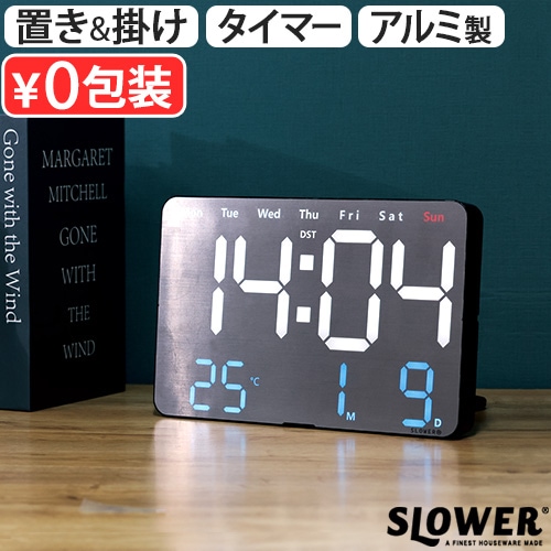 SLOWER LED CLOCK Viento [����ߥ˥���] ������� LED�����å� �ӥ����