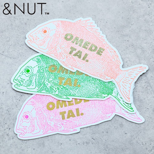 ����ɥʥå� ����Ǥ��� �쥿���ץ쥹������ &NUT OMEDETAI LETTERPRESS CARD