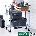 �ڥ᡼����ľ���ʡۥǥ��ơ��� �᥿��ե�����ǥ��� ������ DETAIL Metal Folding Cart [ 2 Tier ]