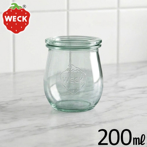 公式店】WECK ウェック チューリップシェイプ 本体＋フタ [ WE-762