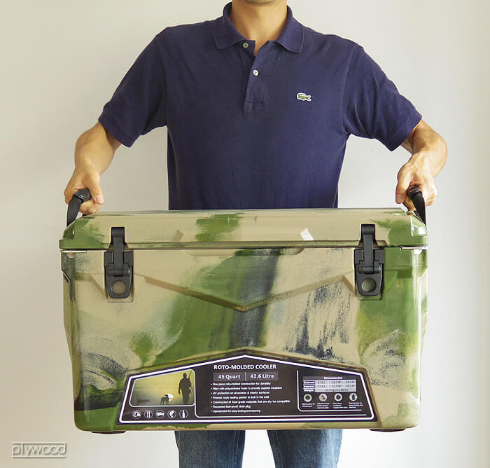 ���������� �����顼�ܥå��� Deelight iceland cooler box ��45QT / 42.6L�� �֥�å�������ɥ���